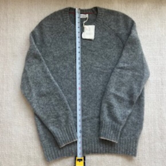 BRUNELLO CUCINELLI MEN'S WOOL BLEND CASUAL CREW NECK SWEATER/PULLOVER - SIZE 52 - Picture 8 of 9